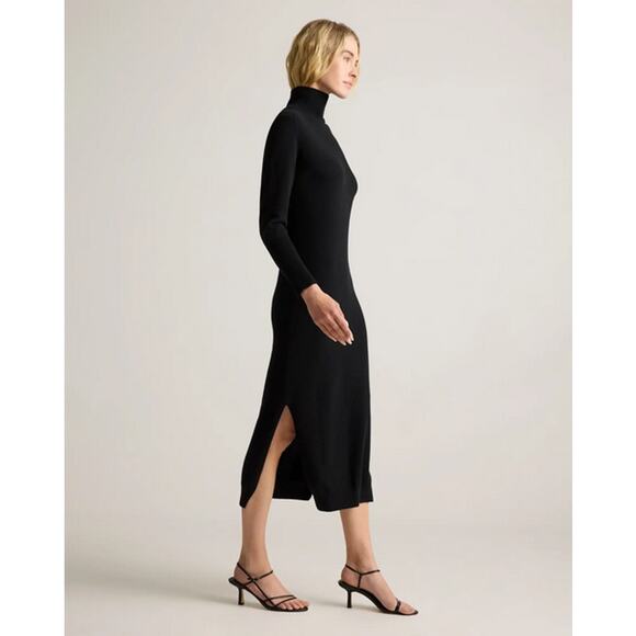 Quince Cashmere Turtleneck Midi Sweater Dress NWT Size XL - Picture 3 of 8